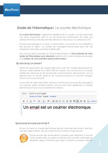 Guide de l informatique| Le courrier électronique
