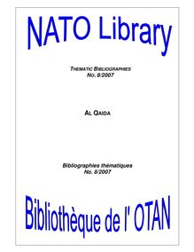 Bibliographies thématiques No. 8/2007 NO. 8/2007