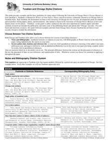 Chicago & turabian style basic guidelines for and examples of