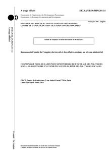 A usage officiel DELSA/ELSA/MIN(2011)1 Réunion du Comité de l ...