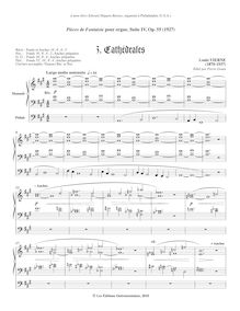 Partition complète, 24 Pièces de Fantaisie pour orgue, Vierne, Louis