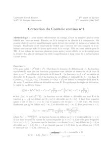 Universite Joseph Fourier 1ere annee de Licence MAT128 Analyse elementaire 2eme semestre