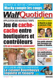 Walf Quotidien n°8835 - du mardi 07 septembre 2021