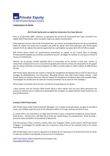 download-text - COMMUNIQUE DE PRESSE AXA Private Equity entre au ...