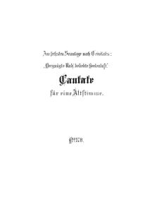 Partition complète, Vergnügte Ruh, beliebte Seelenlust, Bach, Johann Sebastian par Johann Sebastian Bach