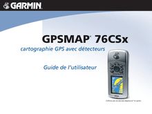 Notice GPS Garmin  GPSMAP 76CSx