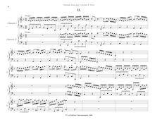 Partition , Vivace, Trio Sonata, B♭ major, Telemann, Georg Philipp