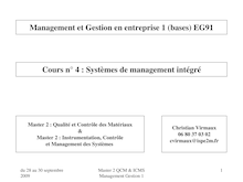 Systèmes de management intégré