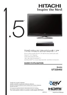 Notice TV LCD Hitachi  UT32S402