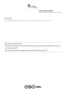Portugal - article ; n°4 ; vol.42, pg 1305-1311
