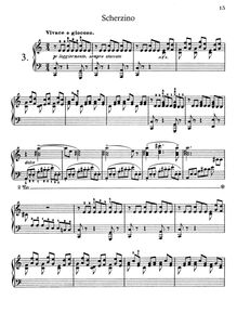 Partition , Scherzino, 6 Stücke, Busoni, Ferruccio