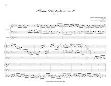 Partition Prelude et Fugue en B-flat major, BWV 560, 8 Short préludes et Fugues