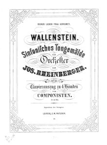 Partition complète, Symphony No.1, Wallenstein, D minor, Rheinberger, Josef Gabriel par Josef Gabriel Rheinberger