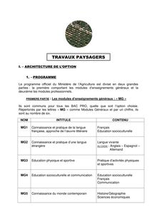 TRAVAUX PAYSAGERS