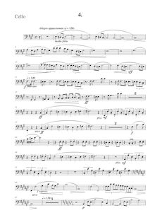Partition violoncelle, Piano quintette No.1, Klavierquintett Nr.1 h-moll