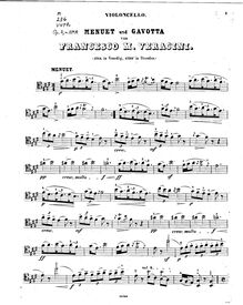 Partition de violoncelle, 12 Sonate accademiche, Op.2