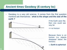 cour Geodesie physique - Ancient times Geodesy (6 century bc)