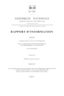 Rapport d information déposé (...) par la Commission des affaires économiques, de l environnement et du territoire sur le chlordécone