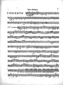 Partition altos, Piano Concerto No.7, Op.29, C major, Dussek, Jan Ladislav