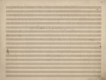 Partition , Intermezzo, Symphony en c minor, Simfoni for Orchester (c mol)