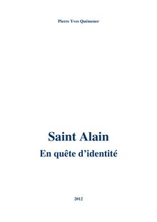 Saint Alain. En quête d identité