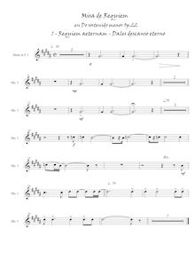 Partition cor 1 (en F), Misa de Requiem en do sostenido menor, C♯ minor