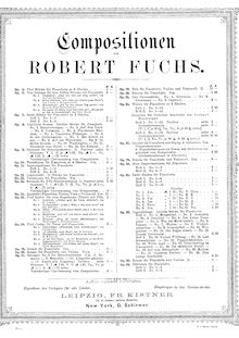 Partition Book II -- Nos.4 - 7, Neue Improvisationen, Fuchs, Robert