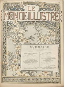 LE MONDE ILLUSTRE  N° 1856 du 22 octobre 1892