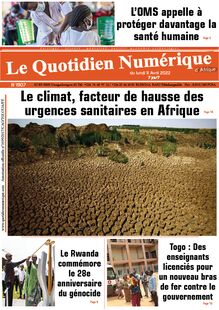 Le Quotidien Numérique d’Afrique n°1907 - Du Lundi 11 avril 2022