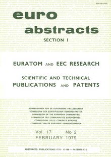 EURATOM and EEC RESEARCH SCIENTIFIC AND TECHNICAL PUBLICATIONS and PATENTS. Vol. 17 No 2 FEBRUARY 1979