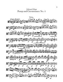 Partition altos, Pomp et Circumstance, Op.39, Elgar, Edward par Edward Elgar