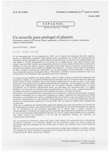 IEPP espagnol 2005 master admission en premiere annee de master