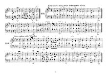 Partition , partie II (Nos.101-201), choral harmonisations, Vierstimmige Choralgesänge ; Four Part Chorales