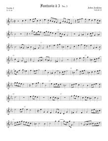 Partition aigu 2 viole de gambe, 21 fantaisies pour aigu, aigu, basse violes de gambe par John Jenkins