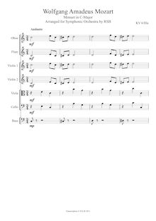 Partition complète, violon Sonata, Violin Sonata No.1, C major, Mozart, Wolfgang Amadeus par Wolfgang Amadeus Mozart
