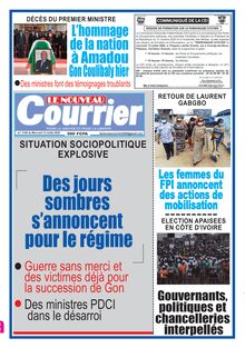Le Nouveau Courrier n°2158 – Du mercredi 15 juillet 2020