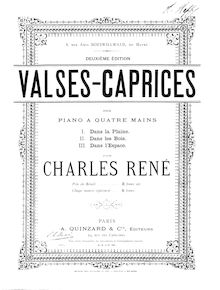 Partition complète, Valses-Caprices, René, Charles