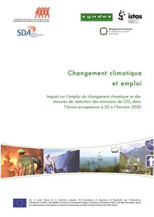 Changement climatique et emploi