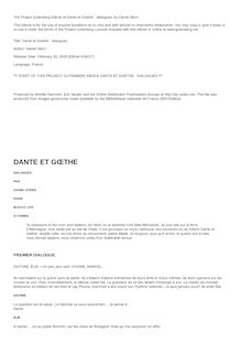 Dante et Goethe : dialogues par Daniel Stern