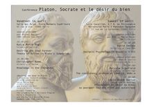 Conférence Platon, Socrate et le désir du bien