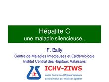 Hépatite C, une maladie silencieuse