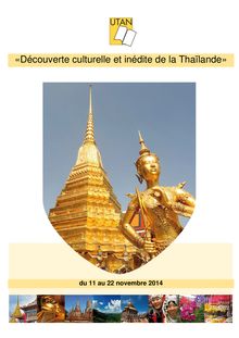 Découverte culturelle et inédite de la Thaïlande - visite