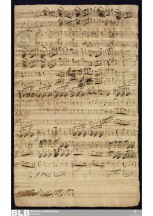 Partition complète, Sonata grossa en E minor, E minor, Molter, Johann Melchior