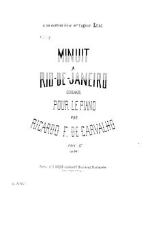 Partition complète, Sérénade, A minor, De Carvalho, Ricardo Ferreira