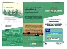 GPP, EC toolkit on Green Public Procurement