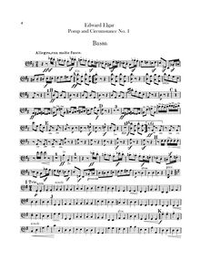 Partition Basses, Pomp et Circumstance, Op.39, Elgar, Edward
