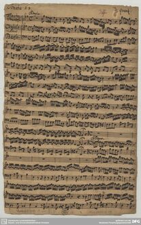 Partition complète, Triosonata en E minor, QV 2:21, E minor, Quantz, Johann Joachim