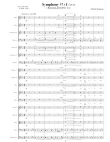 Partition , Requiem, Kyrie, Dies Irae, Symphony No.7  Requiem , C minor
