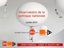 Observatoire de la politique nationale : remontée de popularité pour Hollande et Valls