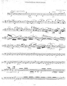 Partition violoncelle Solo , partie, Concertino Op.18 en pour violoncelle et orchestre